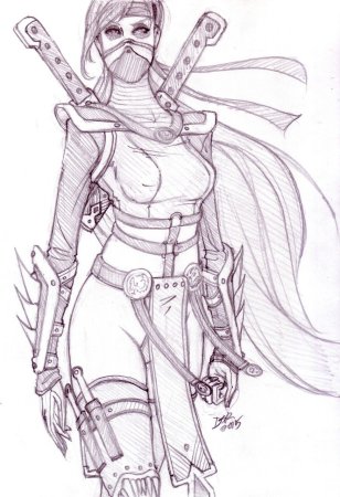 Джейд MK срисовки