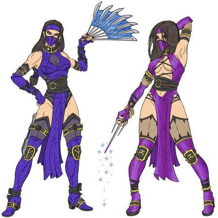 Mortal Kombat Китана и Милина