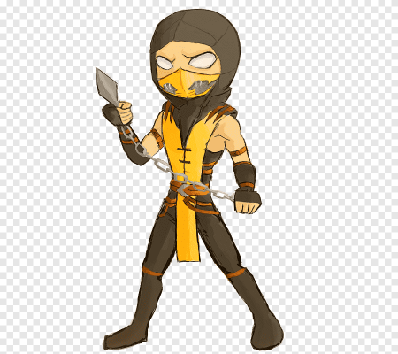 Скорпион из мортал комбат Чиби