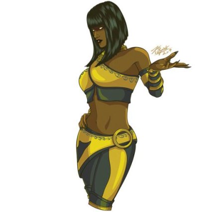 Mortal Kombat Таня арт