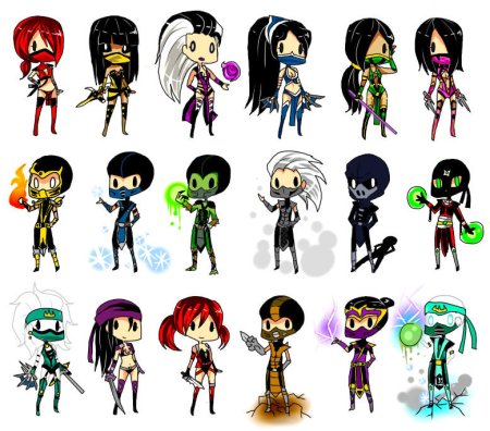 Mortal Kombat Чиби