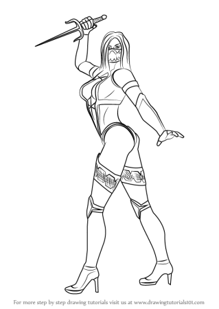 Раскраски мортал комбат 11 Милина