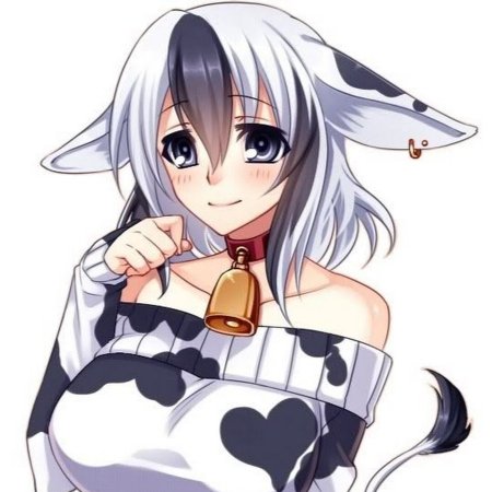 Аниме тянка коровка