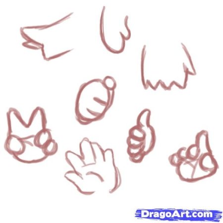 Туториалы рисования рук