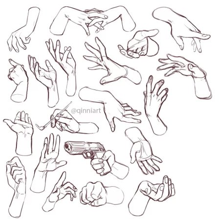 Референс руки гача