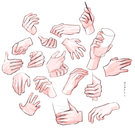 Манекен руки для рисования