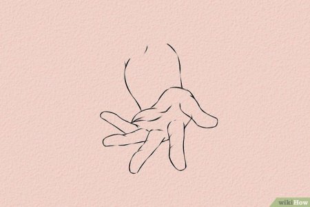 Рука нарисованная