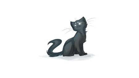 Кошка рисунок