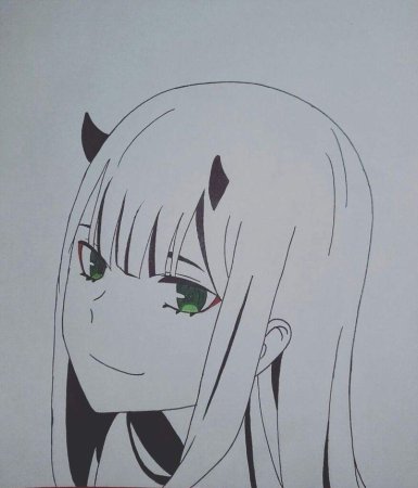 Himiko toga в карандаше