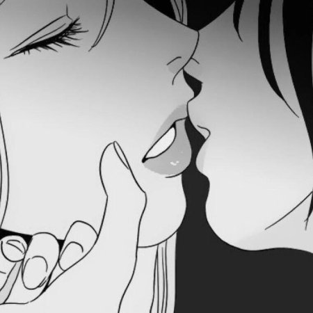Губы целуются рисунки аниме (53 фото)