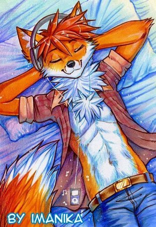 Лис человек арт