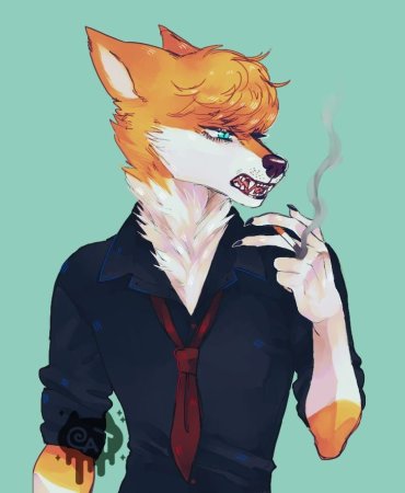 Лис в виде человека