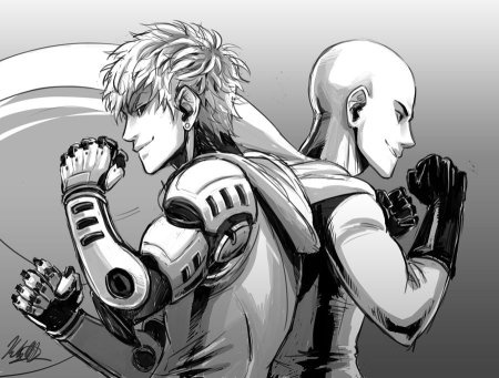 One Punch man Генос Манга