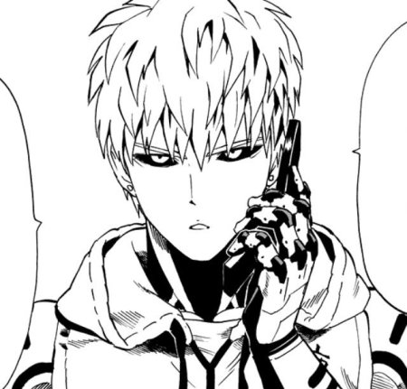 Генос Ванпанчмен черно белый