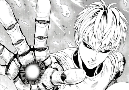 One Punch man Генос Манга