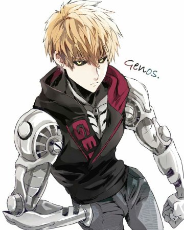 One Punch man Генос аниме