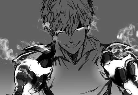 One Punch man Генос Манга