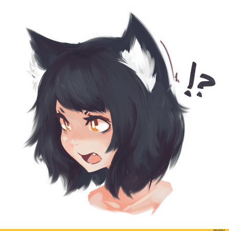 Аниме уши кошки