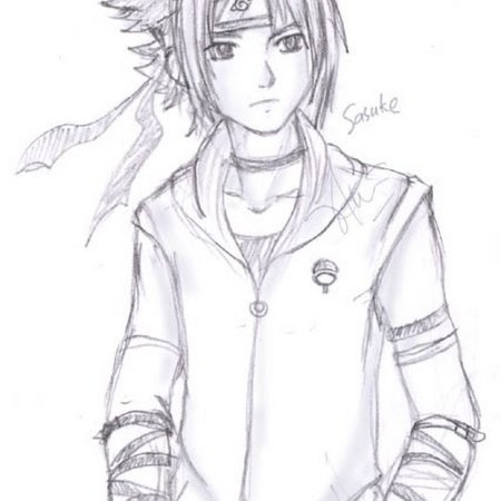 Аниме карандашом парни крутые