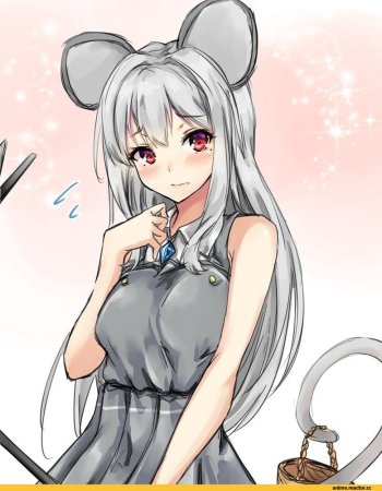 Аниме девочка мышка
