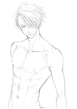 Аниме тело парня