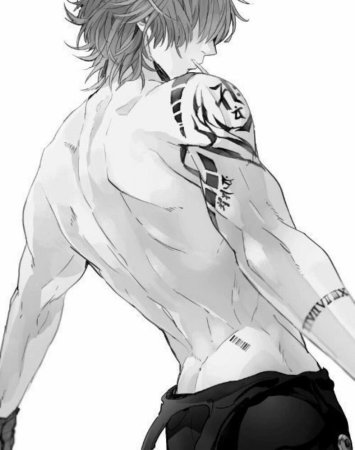 Аниме парни с торсом