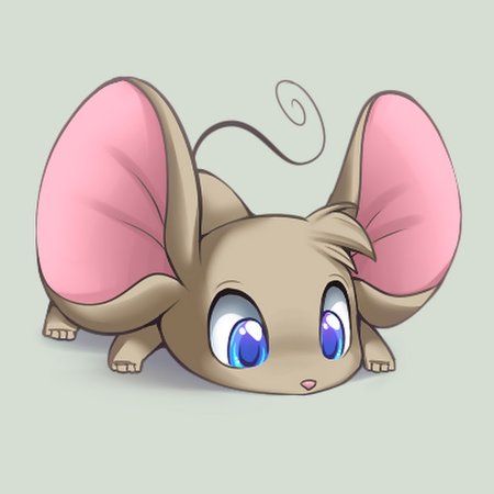 Милая мышка мультяшная