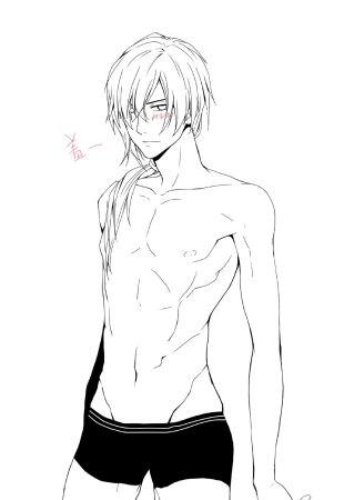 Аниме тело парня