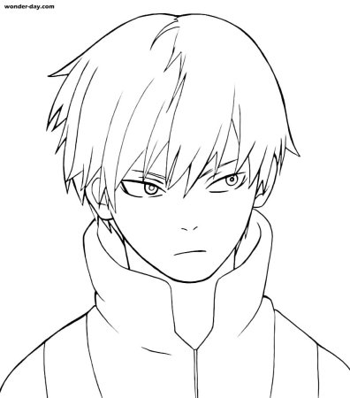 Аниме без цвета мальчики