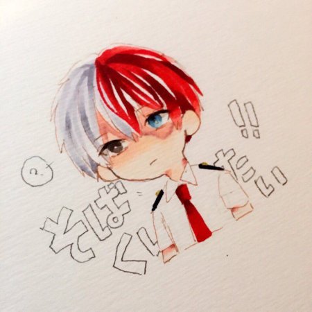 Шото Тодороки скетч