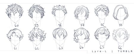 Прическа сбоку референс