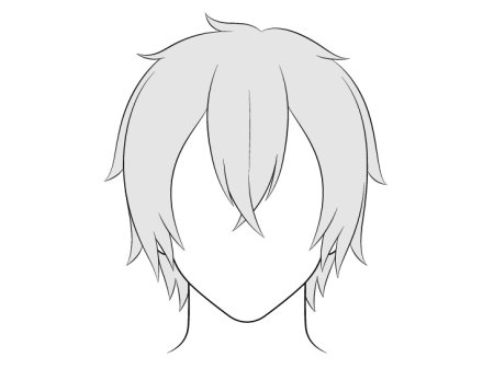 Аниме прически мужские