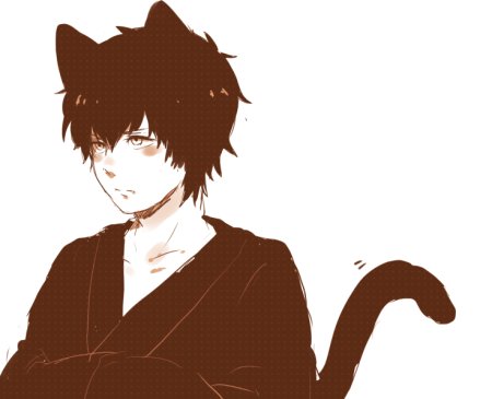 Черный неко кун