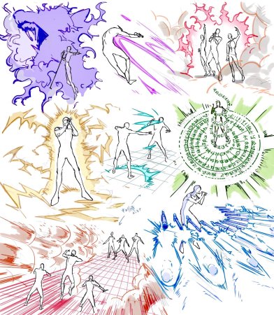 Референс магии аниме