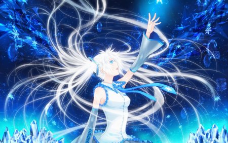 Аниме девочка магия