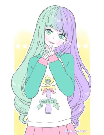 Аниме для распечатки цветные