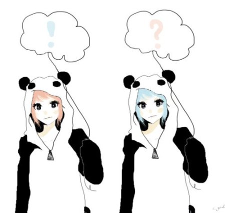 Раскраски для девочек Панда