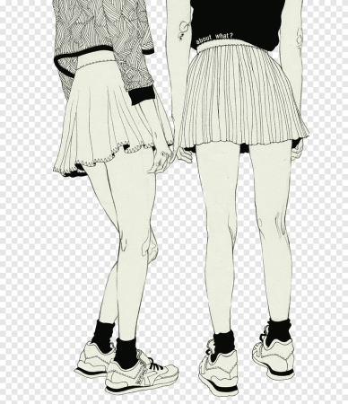 Картинки для срисовки девушки в шортах