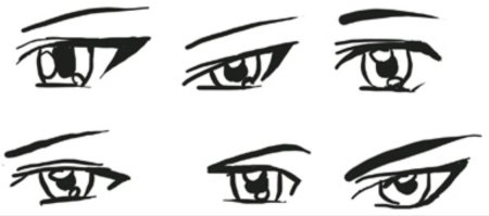 Аниме глаза парня