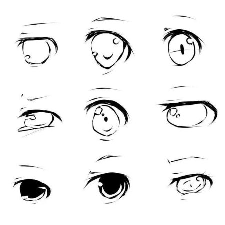 Аниме глаза парня