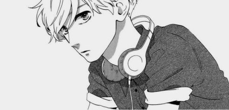 Персонажи манги черно белые