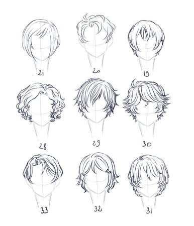 Прическа сбоку референс