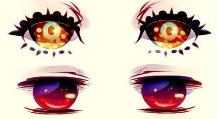 Глаза демона аниме