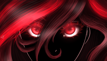 Аниме глаза Токийский гуль