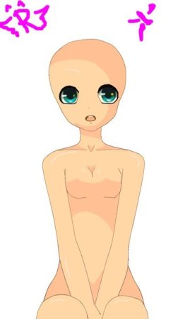 Манекен для рисования девушка