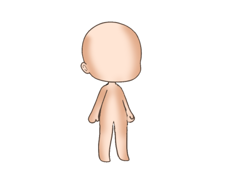 Гача лайф белый персонаж без волос