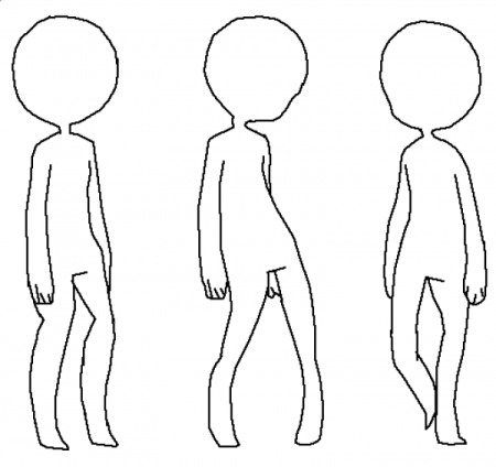 Заготовка тела для рисунка