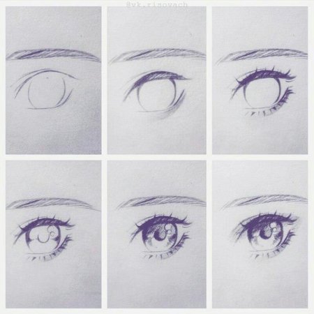 Глаз нарисованный ручкой