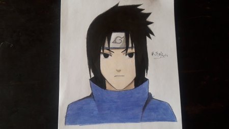 Саске Учиха рисунок