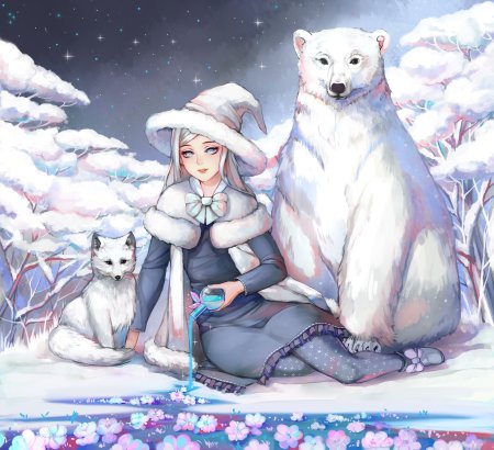Песец арты